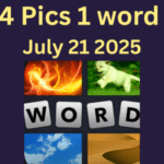 4 PICS 1 WORD JULY 21 2025