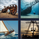 4 Pics 1 Word answer Ship