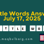 7 little words July 17 2025