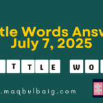 7 Little words July 7 2025