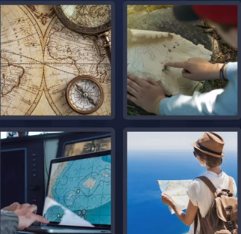 MAP - 4 PICS 1 WORD jULY 24 2025