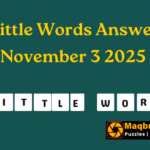 7 Little Words Answers for November 3, 2025