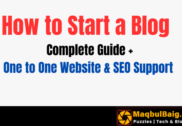 How to Start a Blog Complete Guide with One-to-One Website & SEO Support